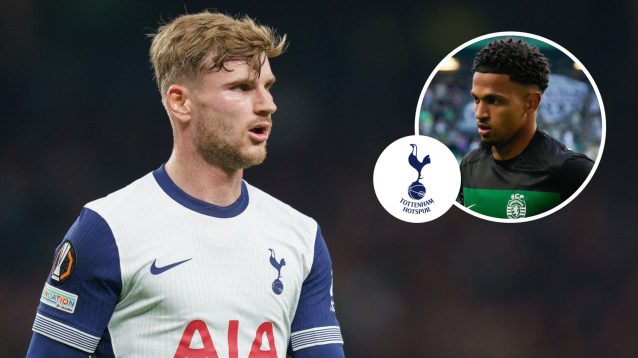 Tottenham loanee Timo Werner and Sporting CP attacker Marcus Edwards