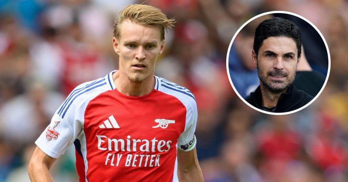 Martin Odegaard and Mikel Arteta, Arsenal