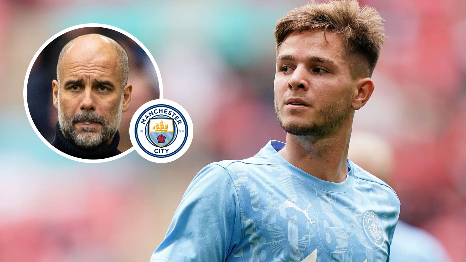 James McAtee, Pep Guardiola