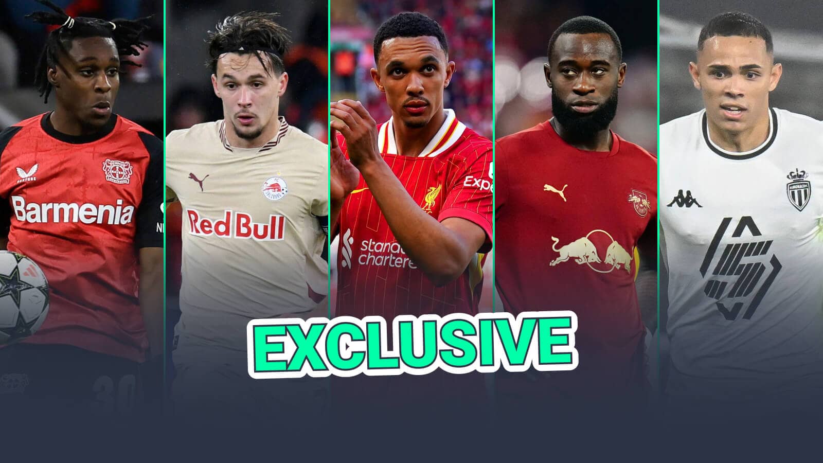 Liverpool are interested in Jeremie Frimpong (Leverkusen), Amar Dedic (Salzburg), Lutsharel Geertruida (RB Leipzig) and Vanderson (Monaco)