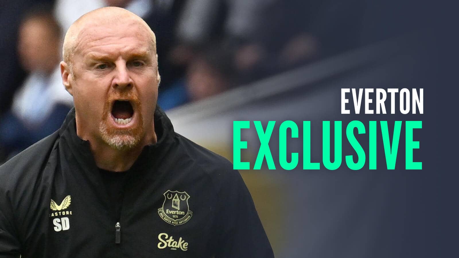 Sean Dyche is under huge pressure at Everton