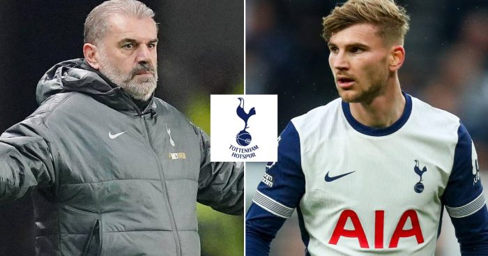 Ange Postecoglou and Timo Werner