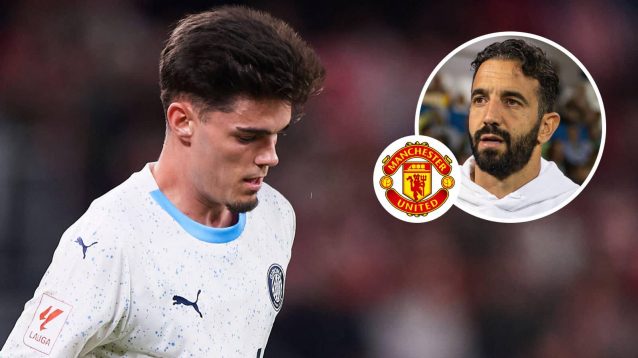 Girona star Miguel Gutierrez is wanted by Manchester United boss Ruben Amorim - image copyright of TEAMtalk