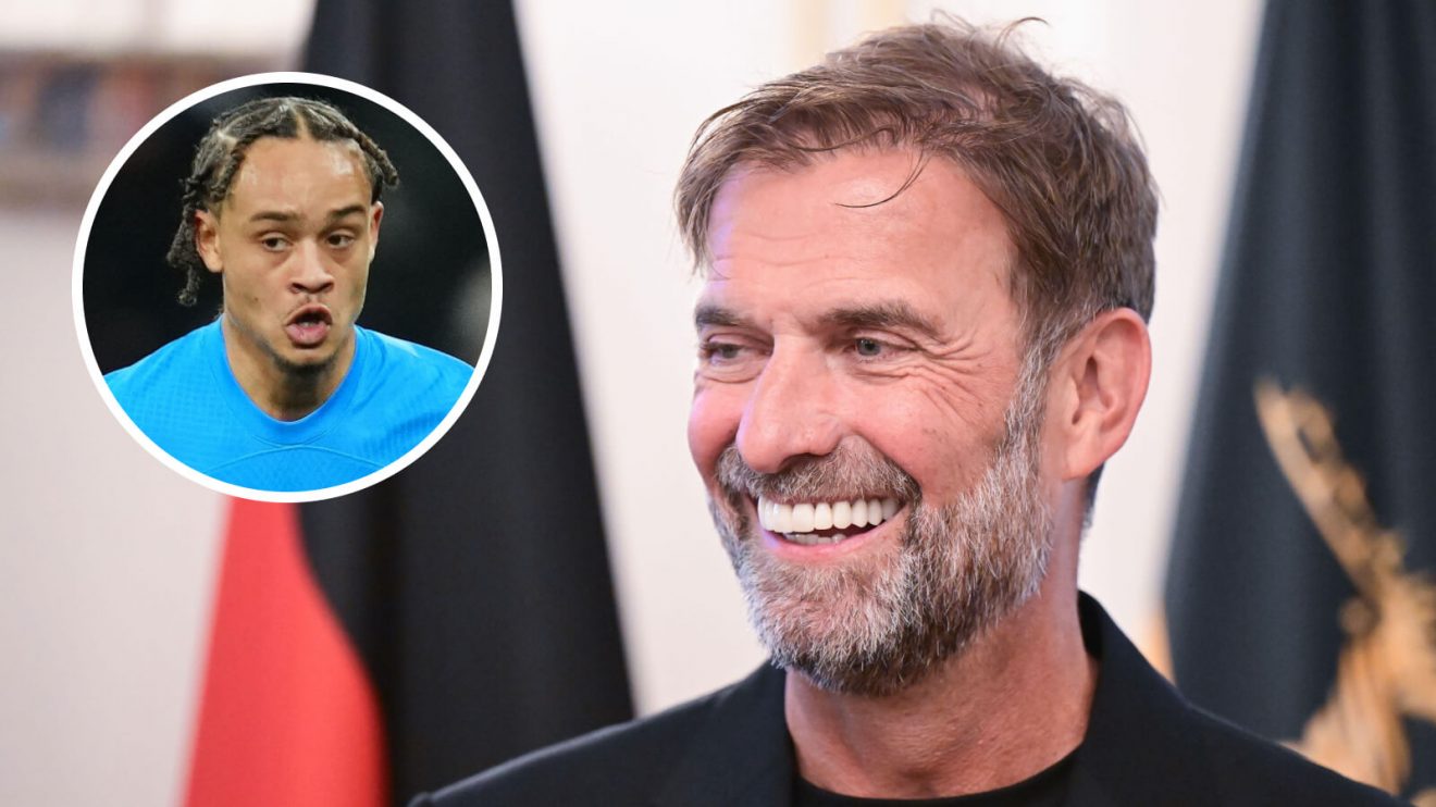 Jurgen Klopp and Xavi Simons