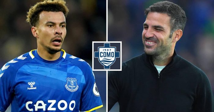 Dele Alli is set to link up with Cesc Fabregas at Como