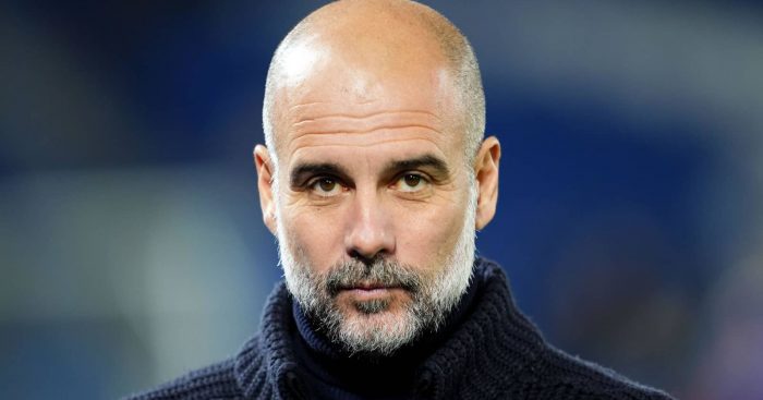 Man City manager Pep Guardiola