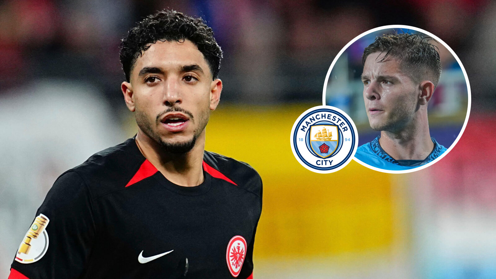 Omar Marmoush and James McAtee, Man City