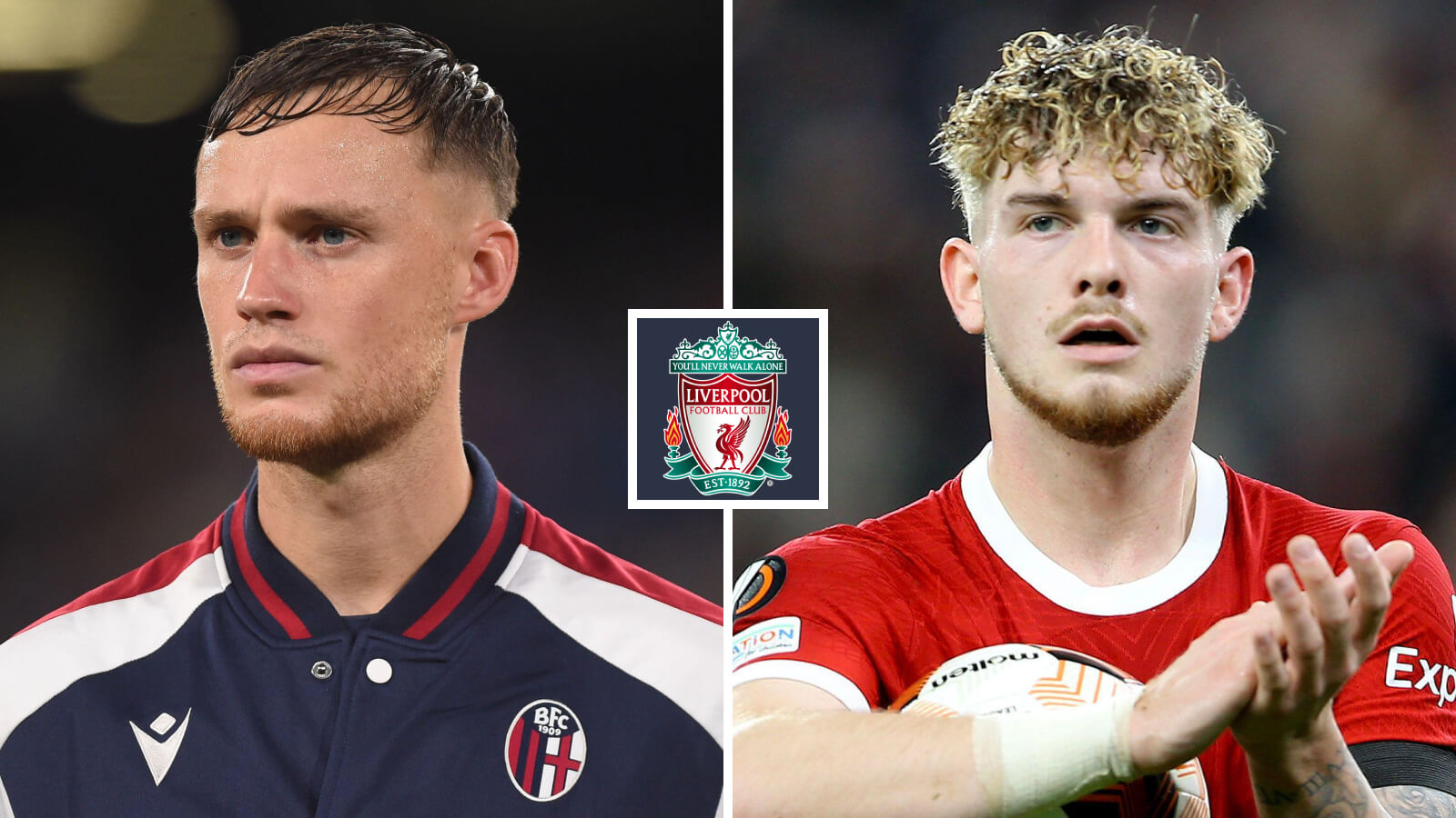 Sam Beukema and Harvey Elliott, Liverpool
