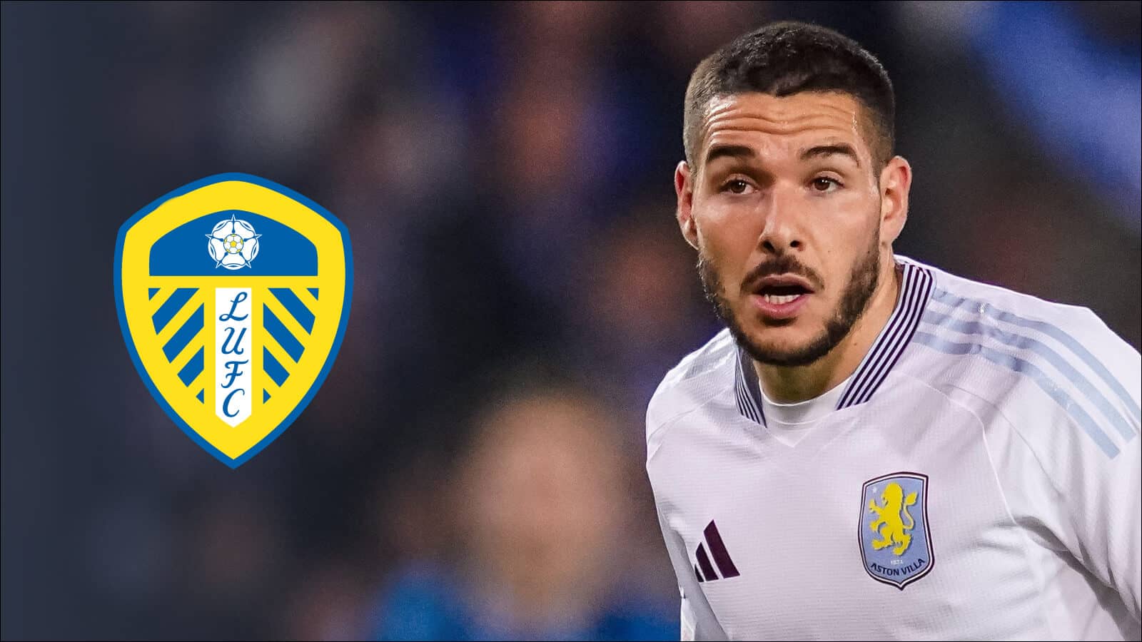 Leeds United are being linked with a move for Aston Villa's Emi Buendia - pic copyright of TEAMtalk