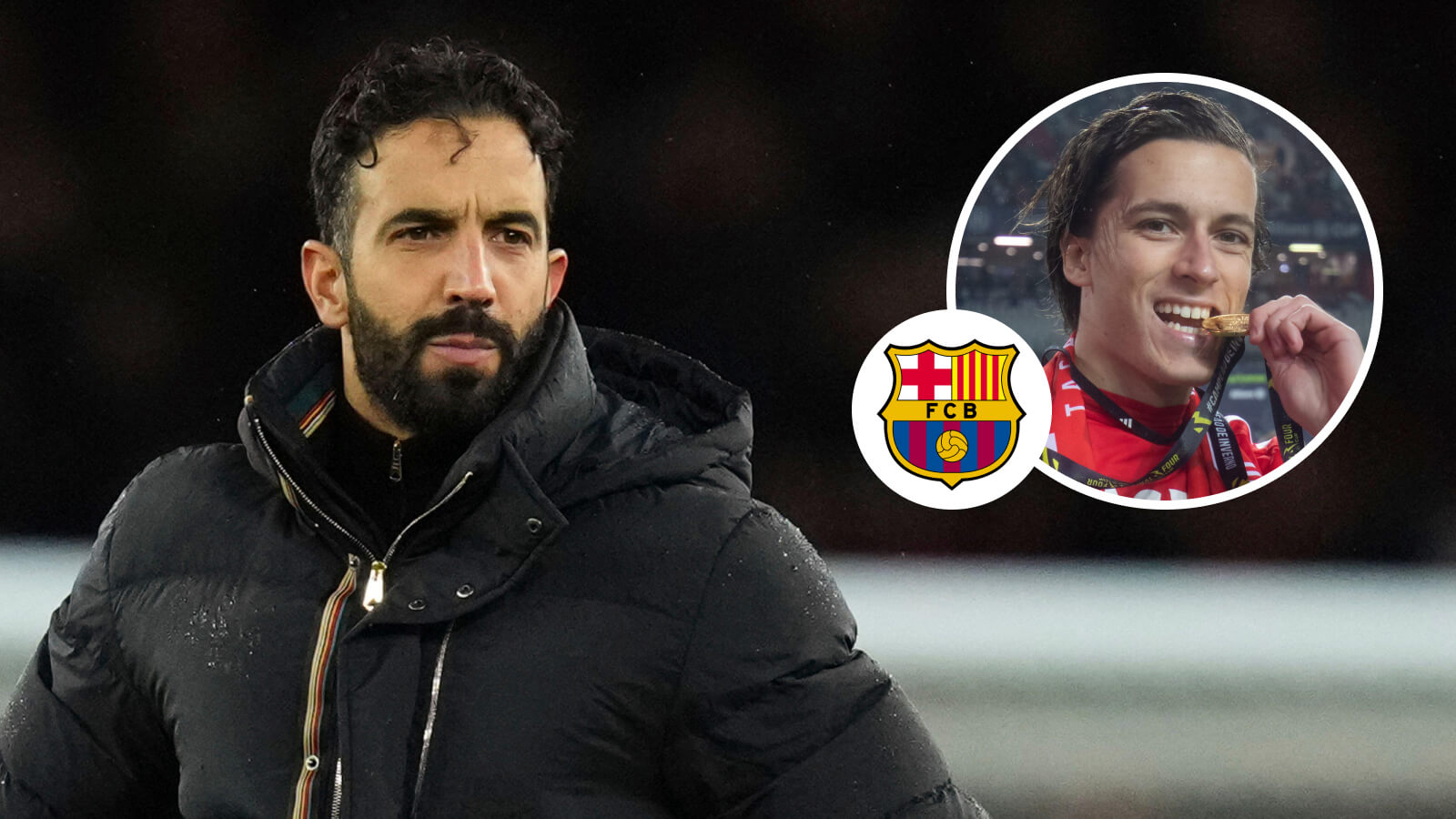 Ruben Amorim and Alvaro Carreras, Man Utd and Barcelona
