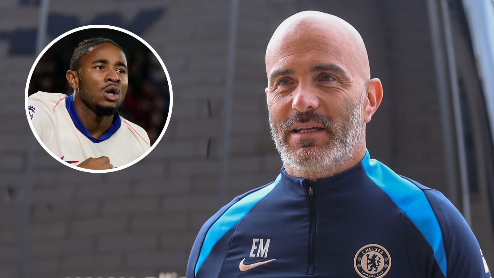 Christopher Nkunku and Enzo Maresca, Chelsea