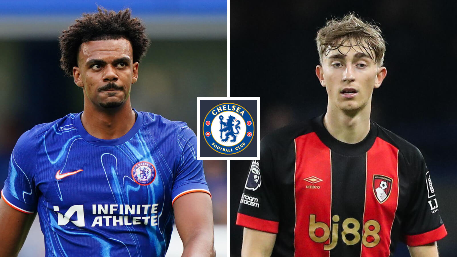 Renato Veiga and Dean Huijsen, Chelsea