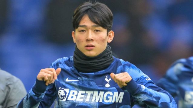 Tottenham winger Yang Min-hyeok