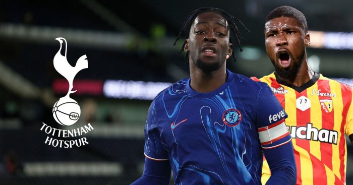 Chelsea defender Axel Disasi and new Tottenham centre-back, Kevin Danso