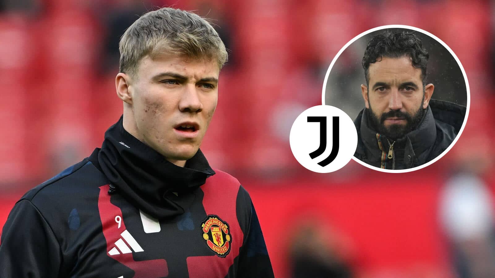 Juventus are keeping tabs on Man Utd striker Rasmus Hojlund
