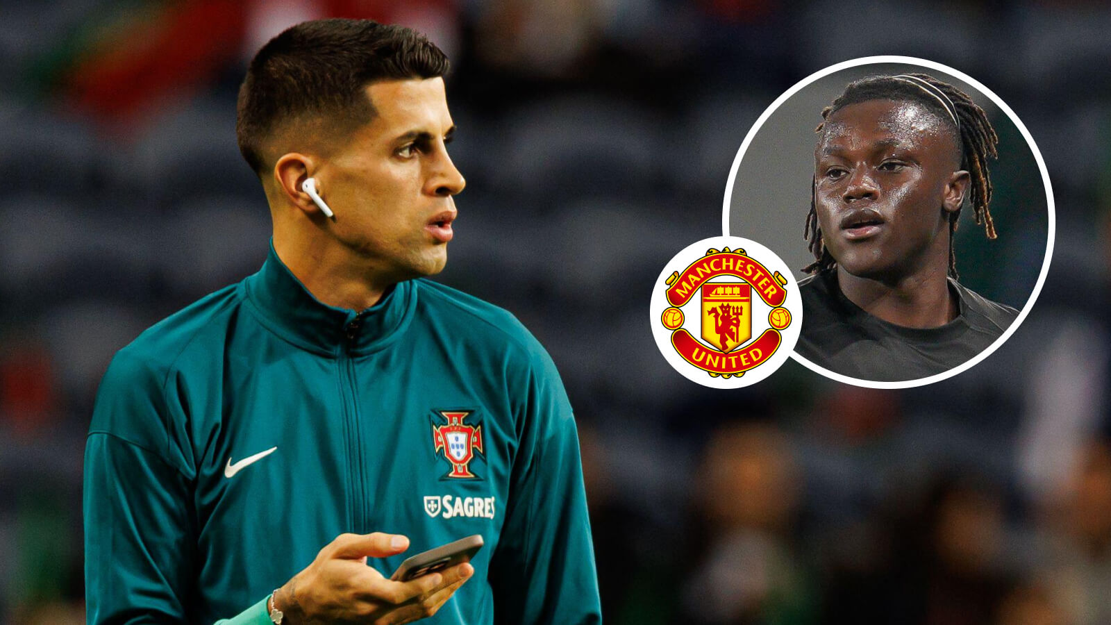 Joao Cancelo and Geovany Quenda