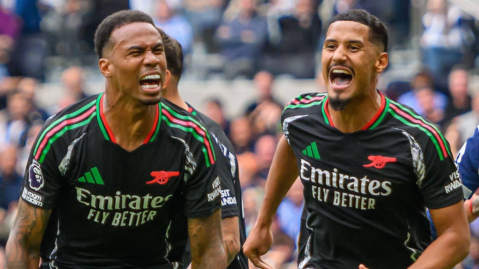 Arsenal centre-backs Gabriel Magalhaes and William Saliba