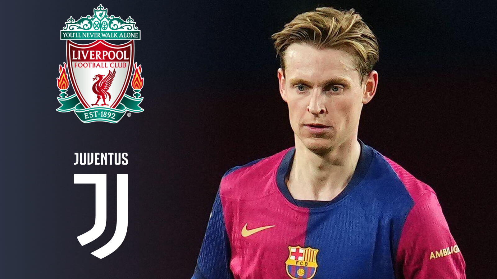 Liverpool and Juventus are interested in Barcelona star Frenkie de Jong