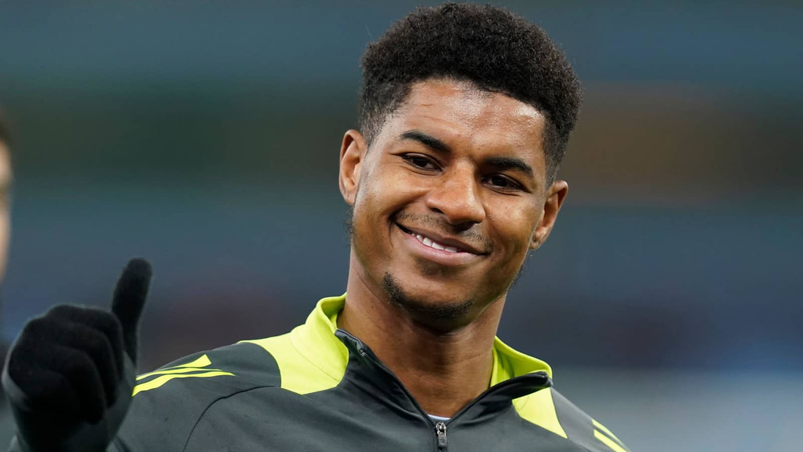 Man Utd winger Marcus Rashford during his loan spell with Aston Villa