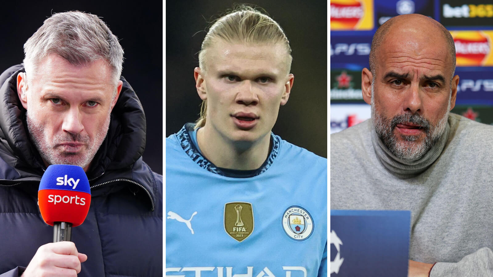 Man City news: Pep Guardiola stunned by Erling Haaland theory as Jamie  Carragher defends himself