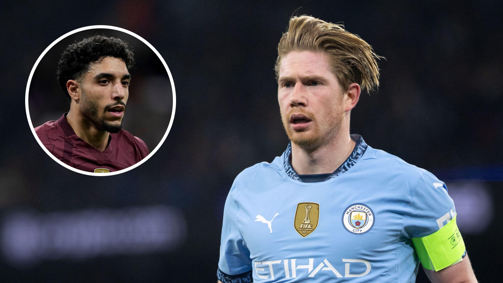 Man City duo Omar Marmoush and Kevin De Bruyne