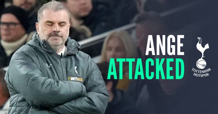 Ange Postecoglou criticsed by Tottenham fans