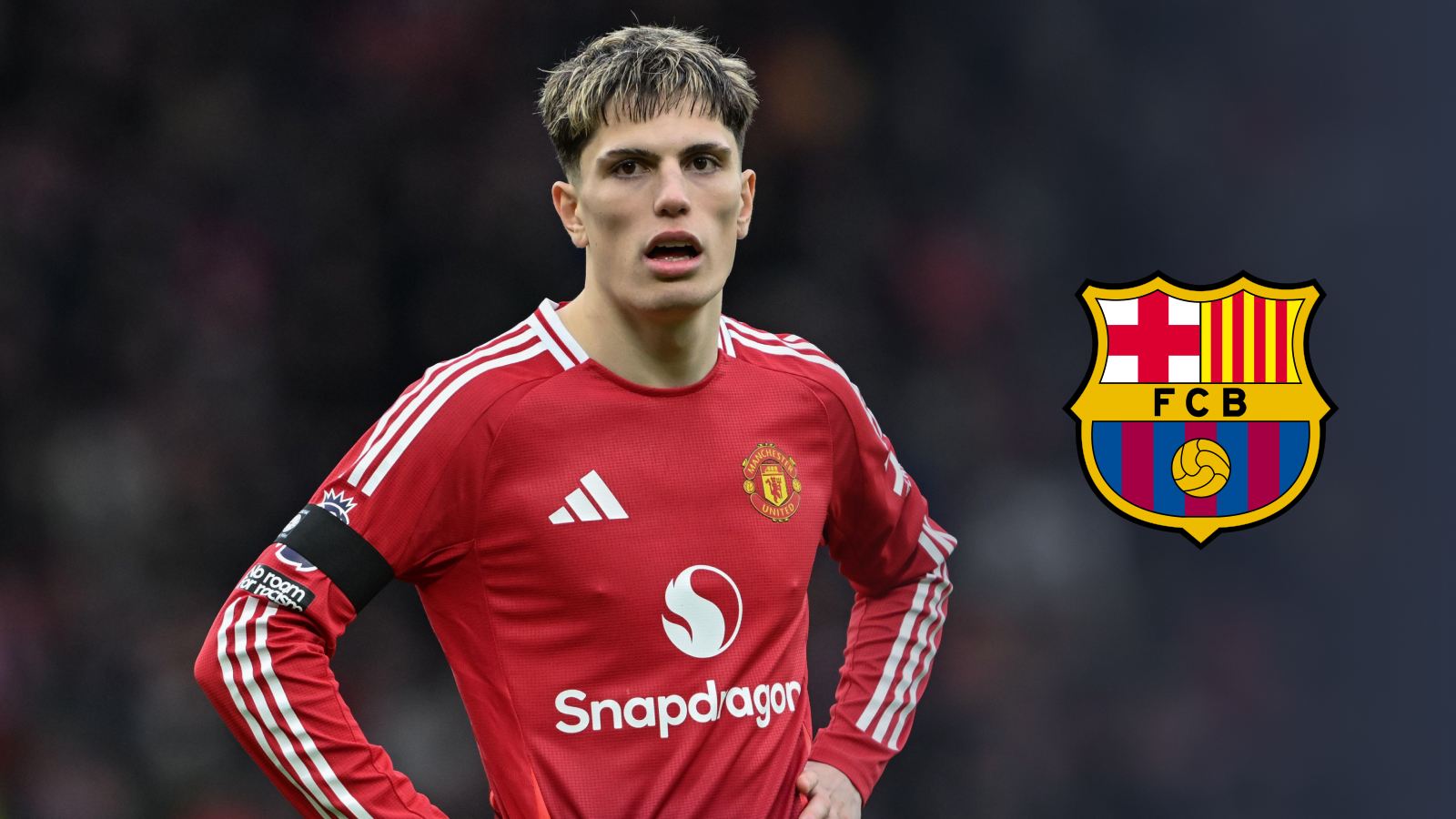 Barcelona are reportedly interested in Man Utd winger Alejandro Garnacho