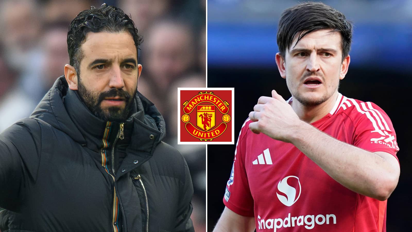 Ruben Amorim, Harry Maguire and the Man Utd badge