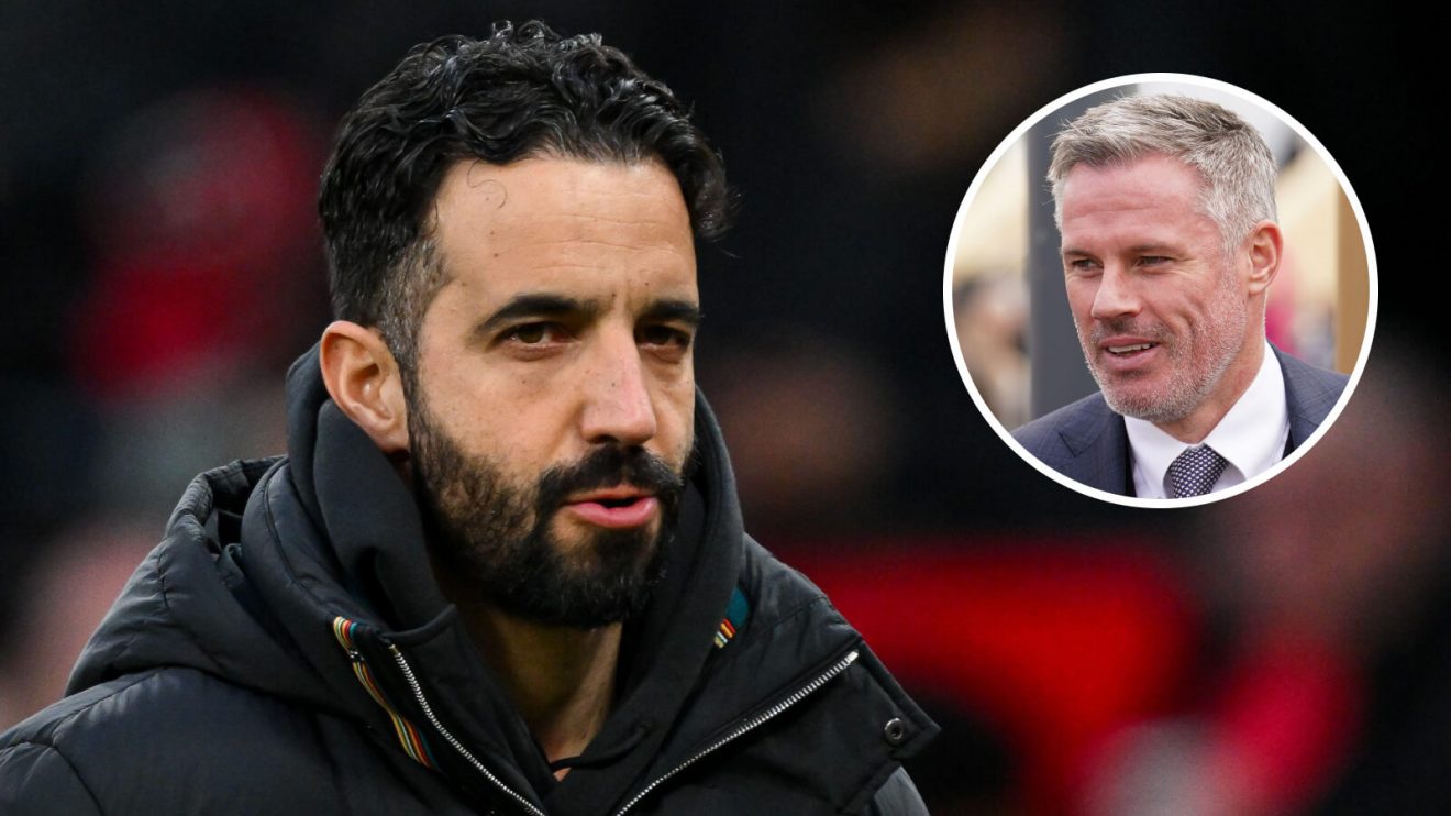 Man Utd manager Ruben Amorim, pundit Jamie Carragher
