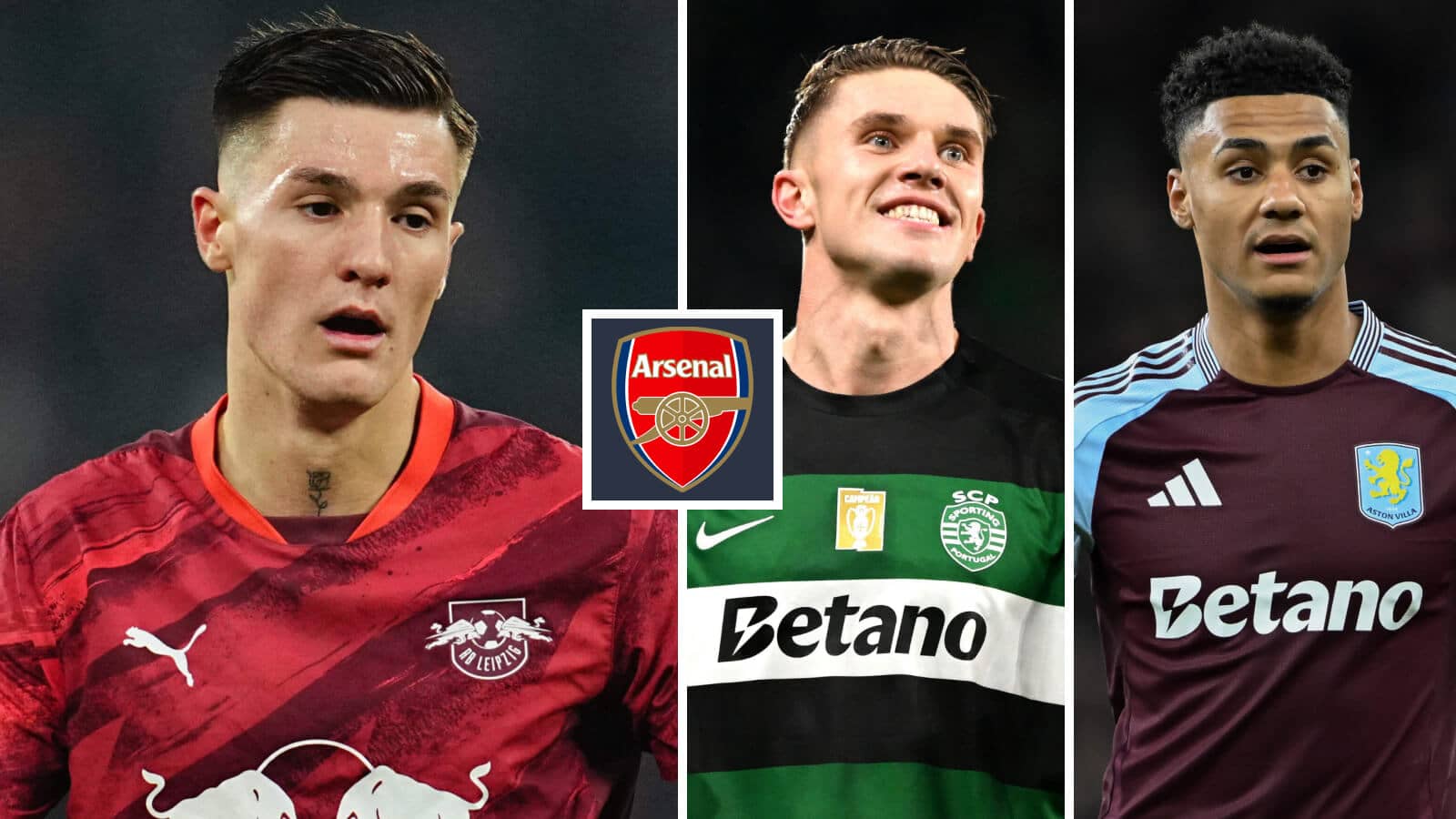 Benjamin Sesko, Viktor Gyokeres and Ollie Watkins