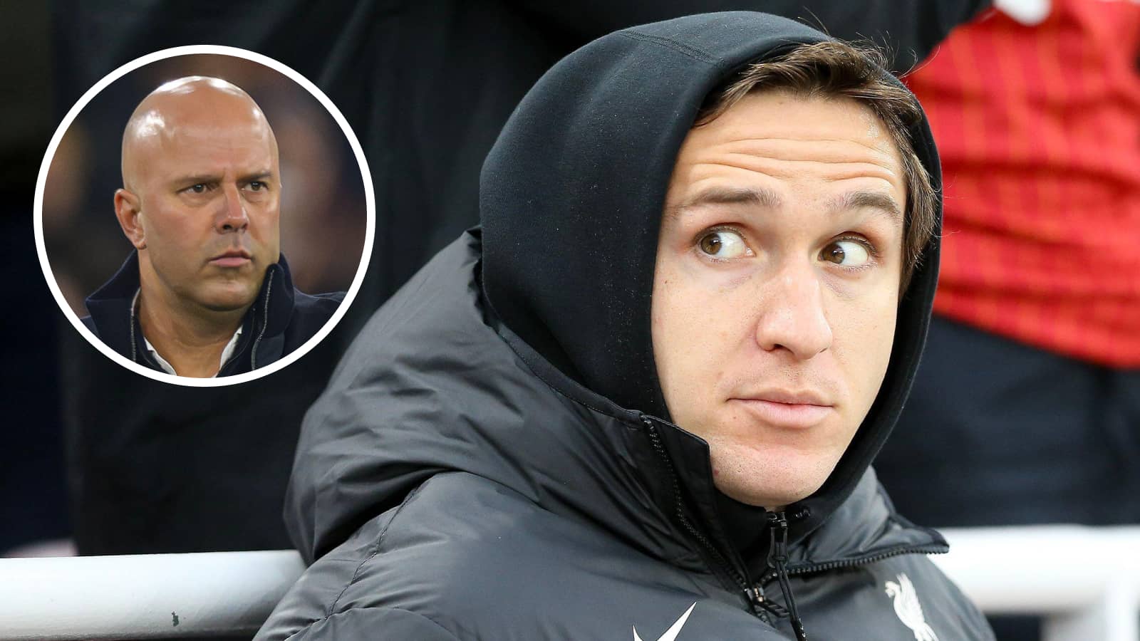 Arne Slot and Federico Chiesa