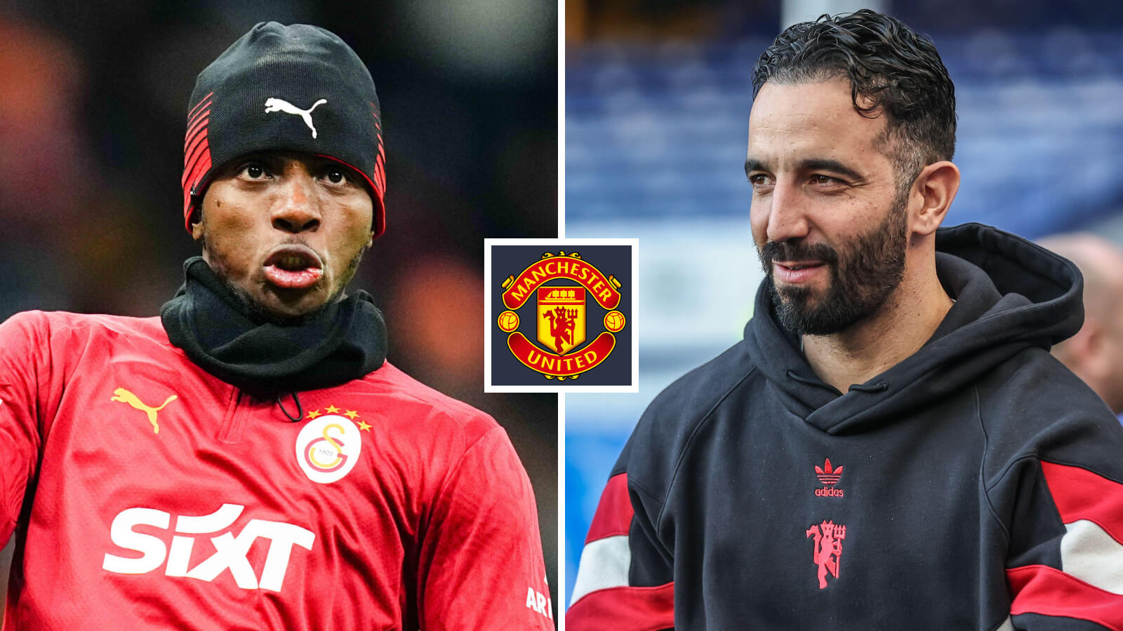 Victor Osimhen and Ruben Amorim, Man Utd