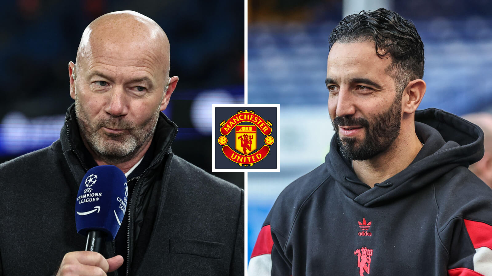 Alan Shearer and Ruben Amorim, Man Utd