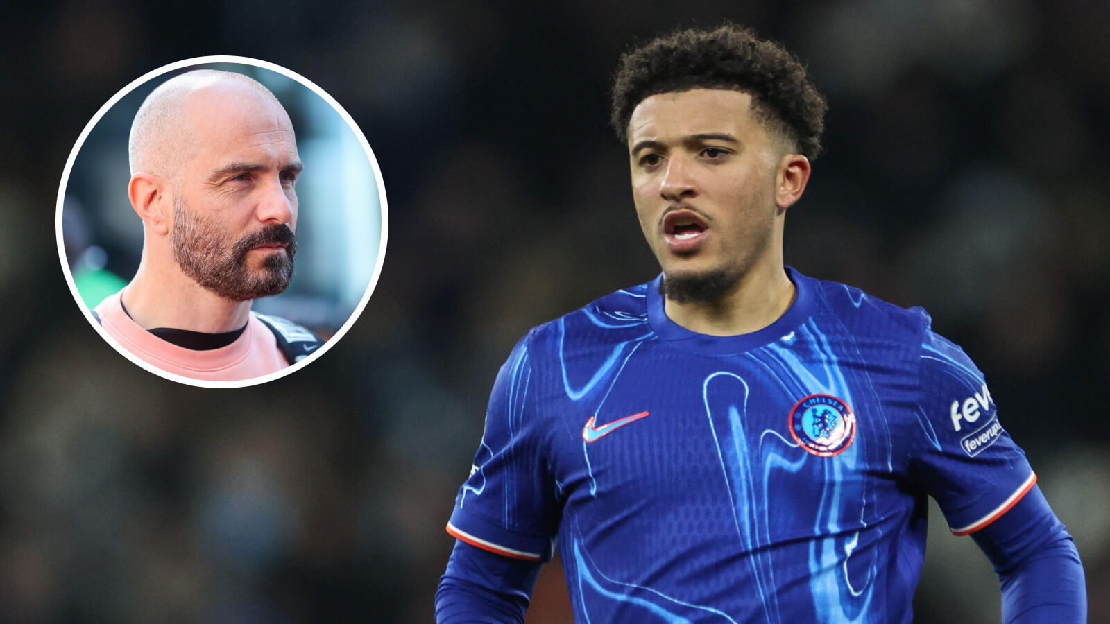 Enzo Maresca and Jadon Sancho, Chelsea