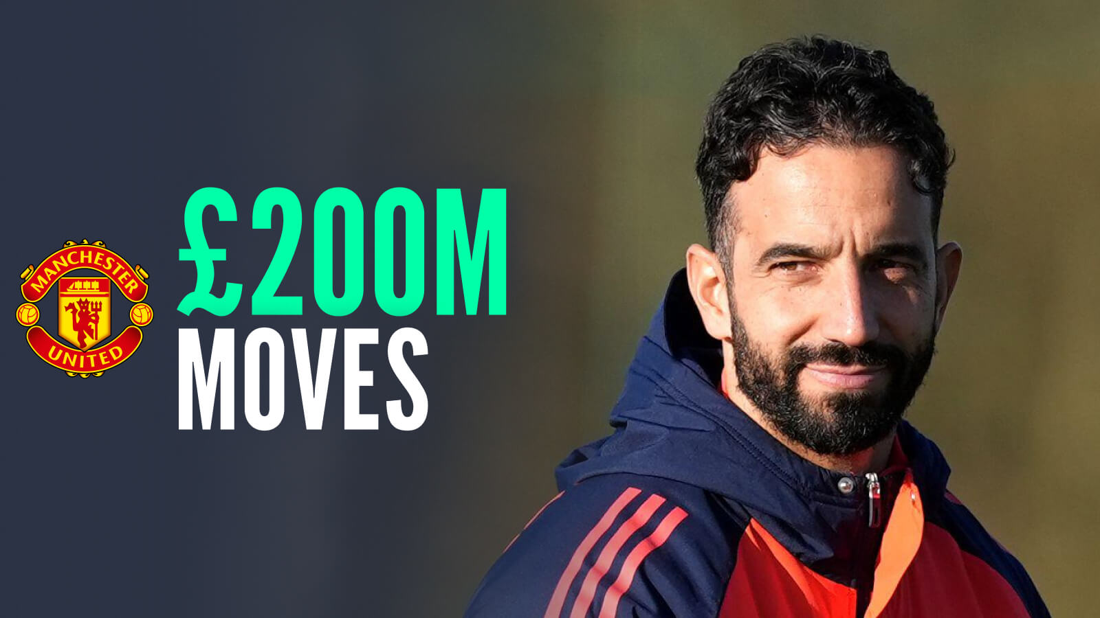 Ruben Amorim £200m budget Man Utd