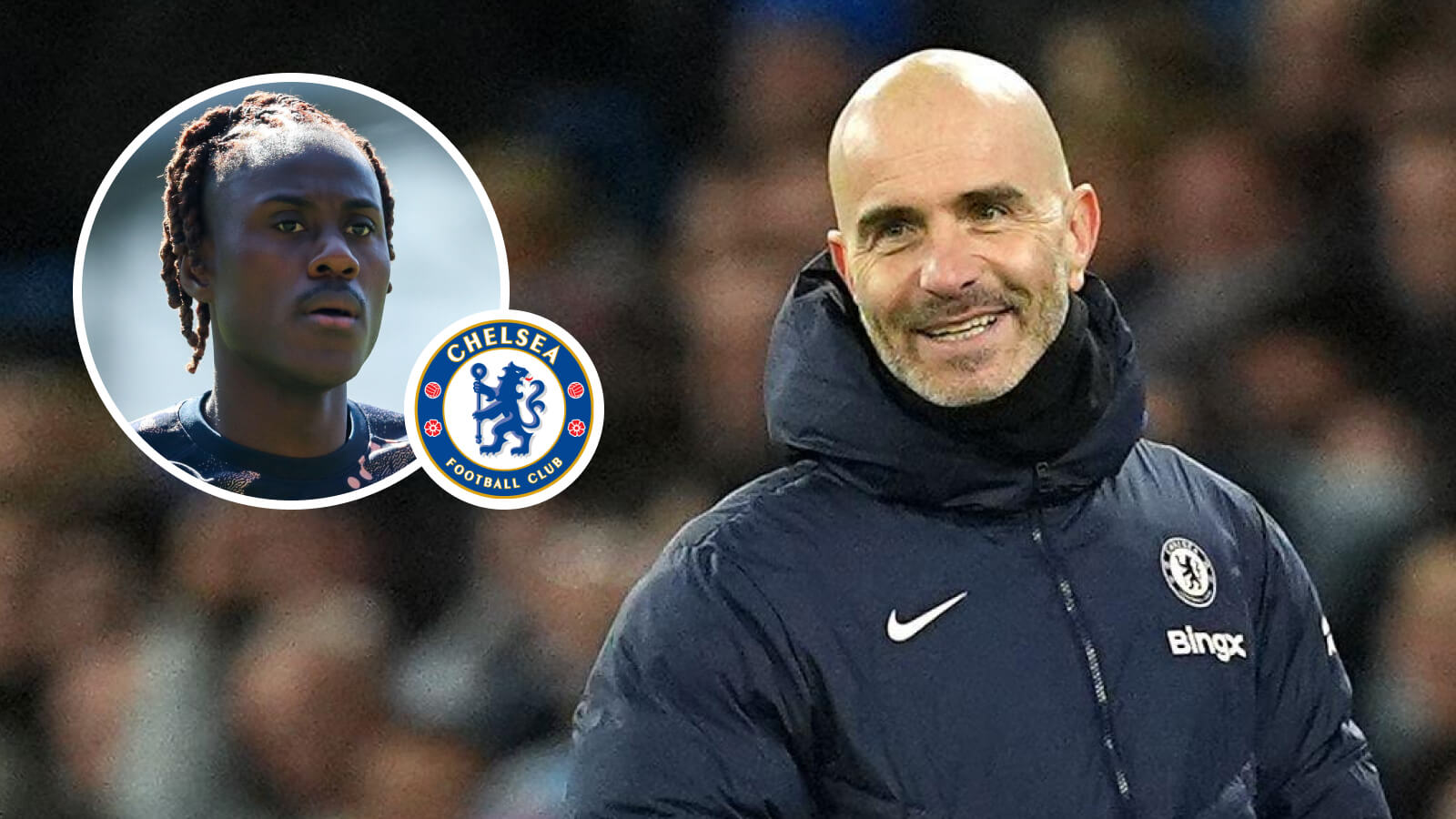 Trevoh Chalobah and Enzo Maresca, Chelsea