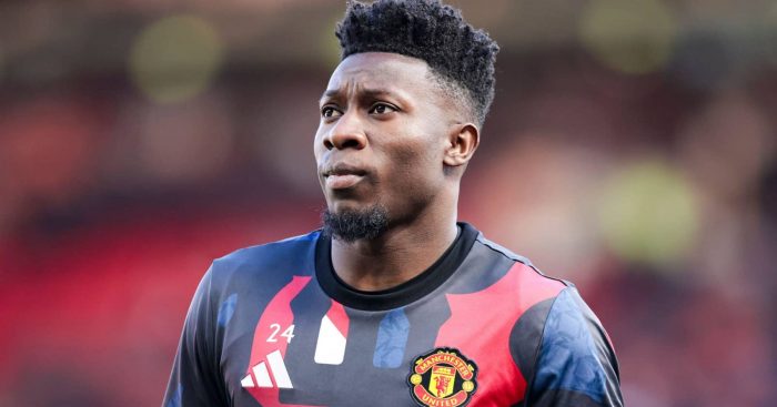 Man Utd goalkeeper Andre Onana