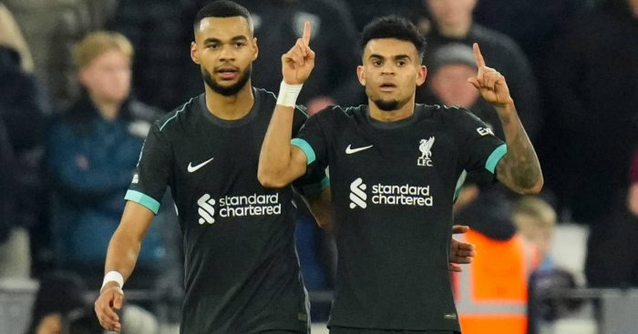 Liverpool wingers Cody Gakpo and Luis Diaz
