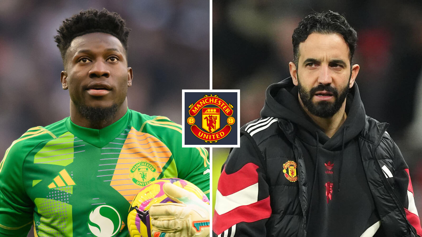 Man Utd pair Andre Onana and Ruben Amorim