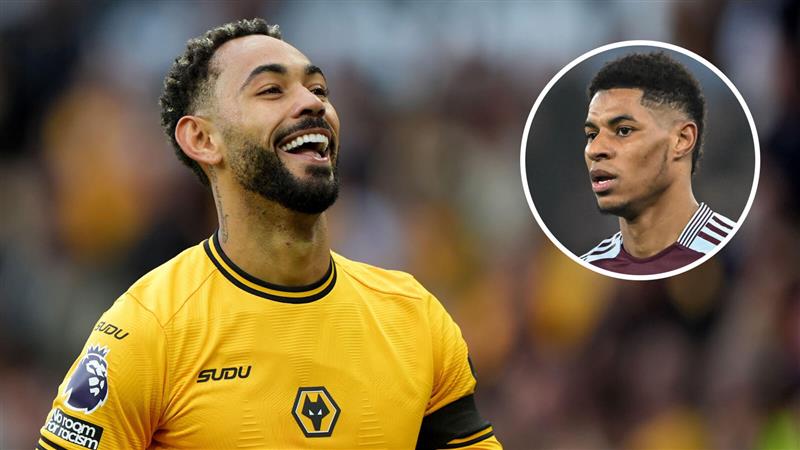 Wolves attacker Matheus Cunha, Man Utd loanee Marcus Rashford