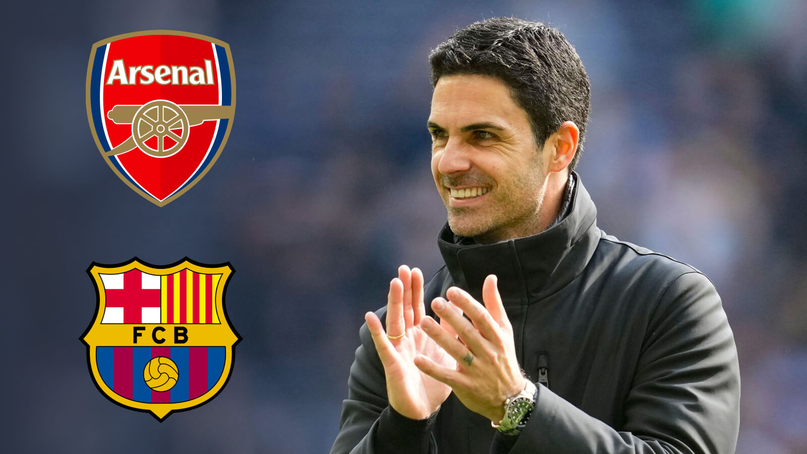 Arsenal boss Mikel Arteta is plotting a raid on Barcelona