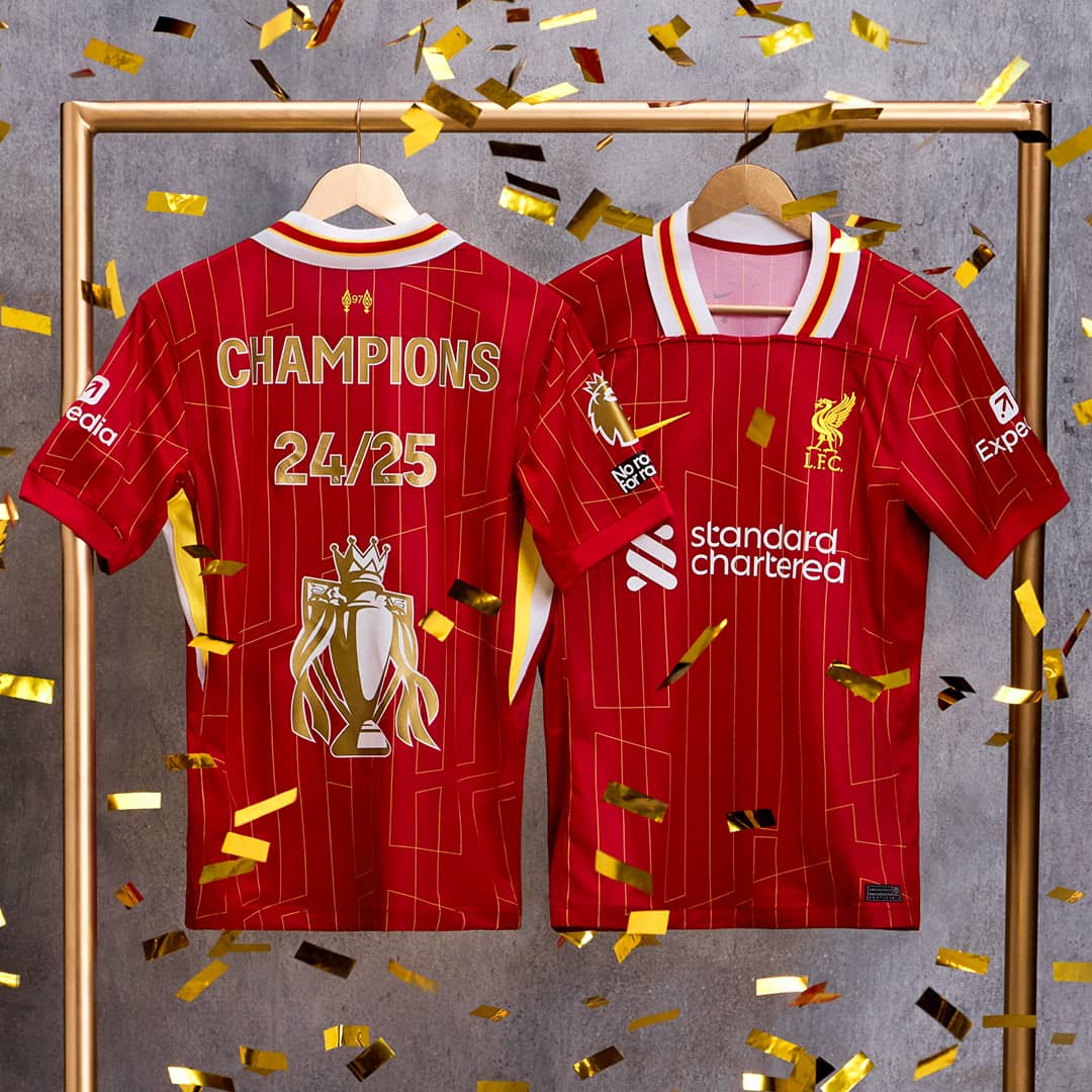Liverpool champions 2024/25 special edition kit