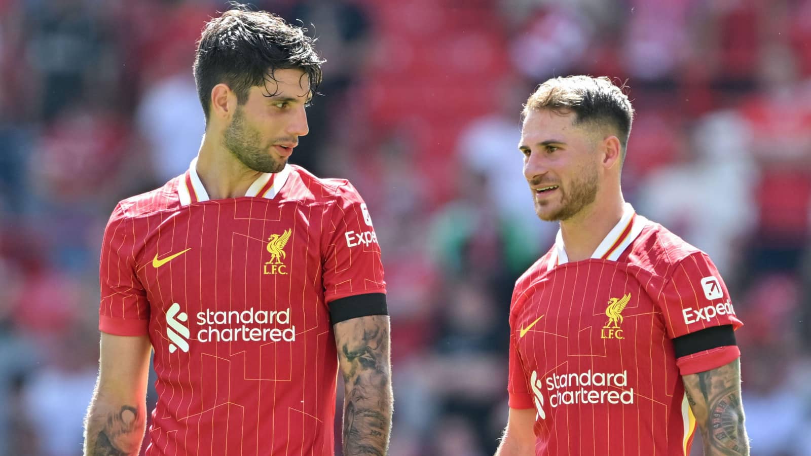 Liverpool stars Dominik Szoboszlai and Alexis Mac Allister