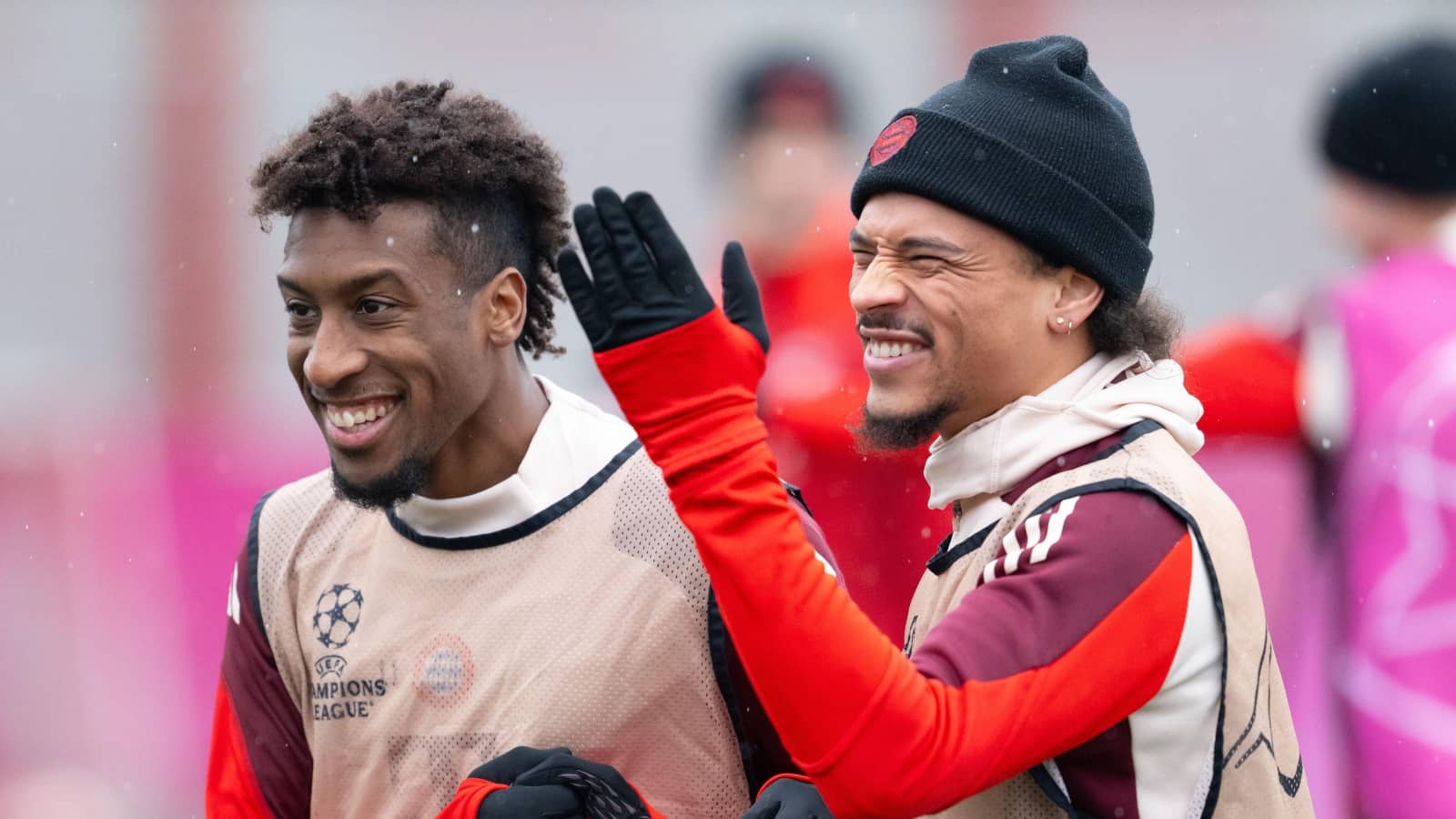 Bayern Munich duo Kingsley Coman and Leroy Sane