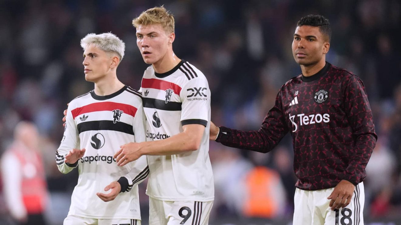 Man Utd stars Alejandro Garnacho, Rasmus Hojlund and Casemiro
