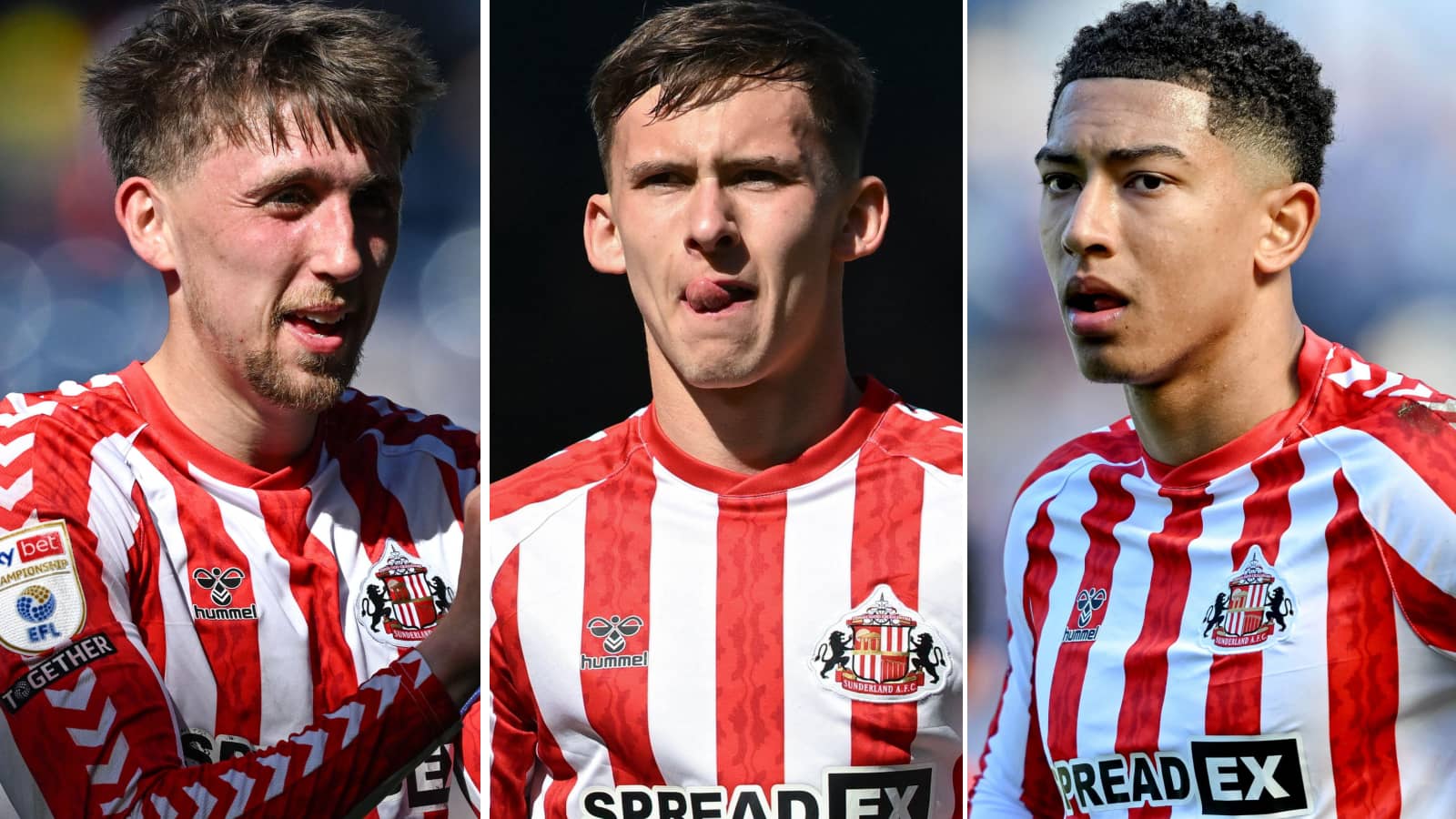 Jobe Bellingham, Dan Neil, Chris Rigg, Sunderland