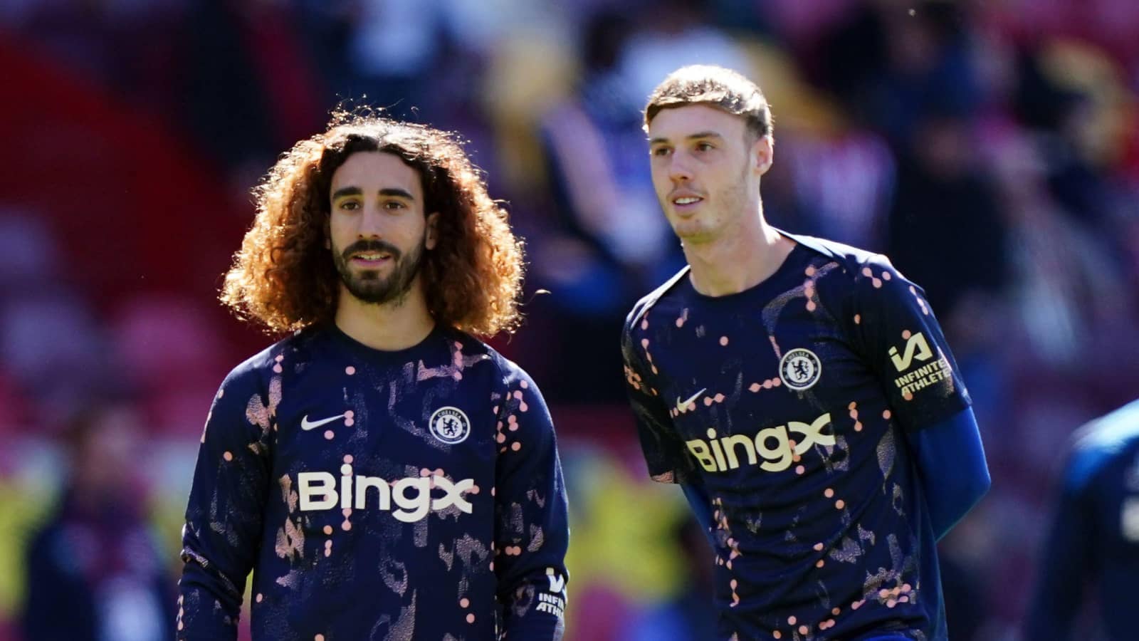 Marc Cucurella, Cole Palmer, April 2025