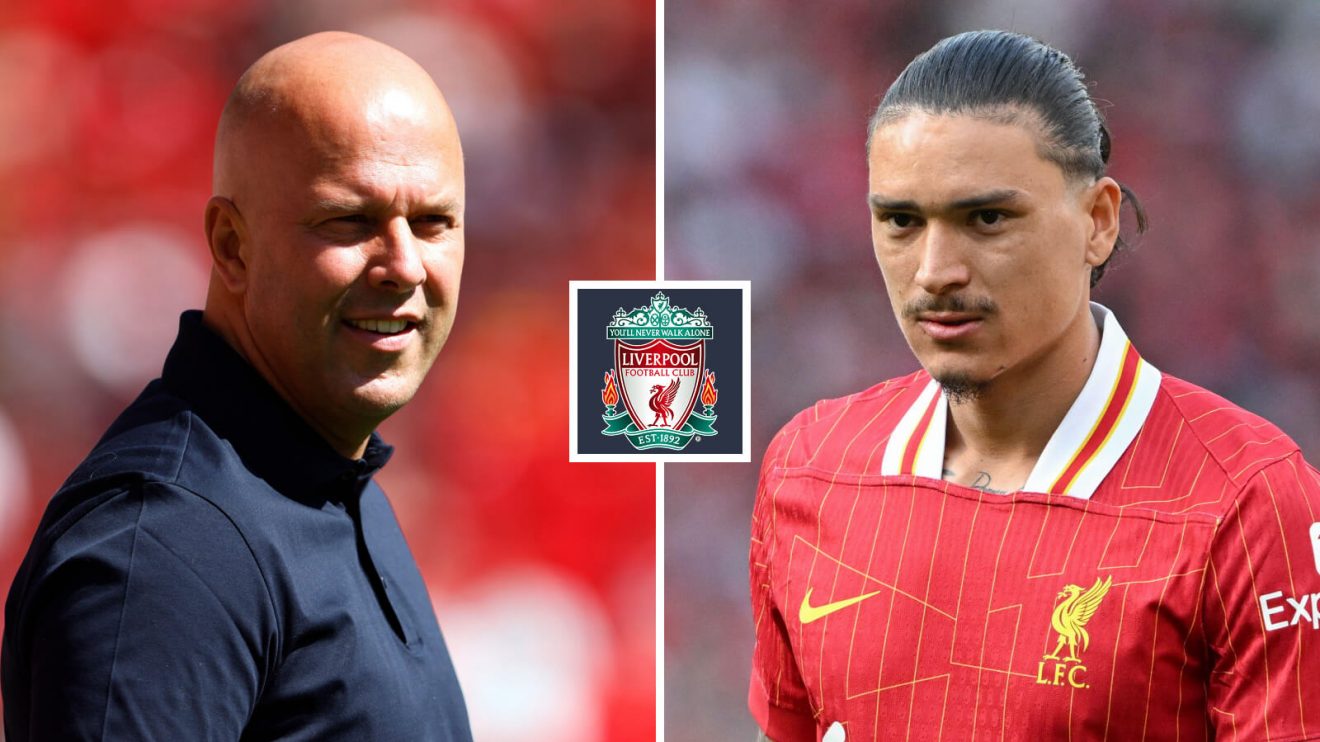 Liverpool duo Arne Slot and Darwin Nunez