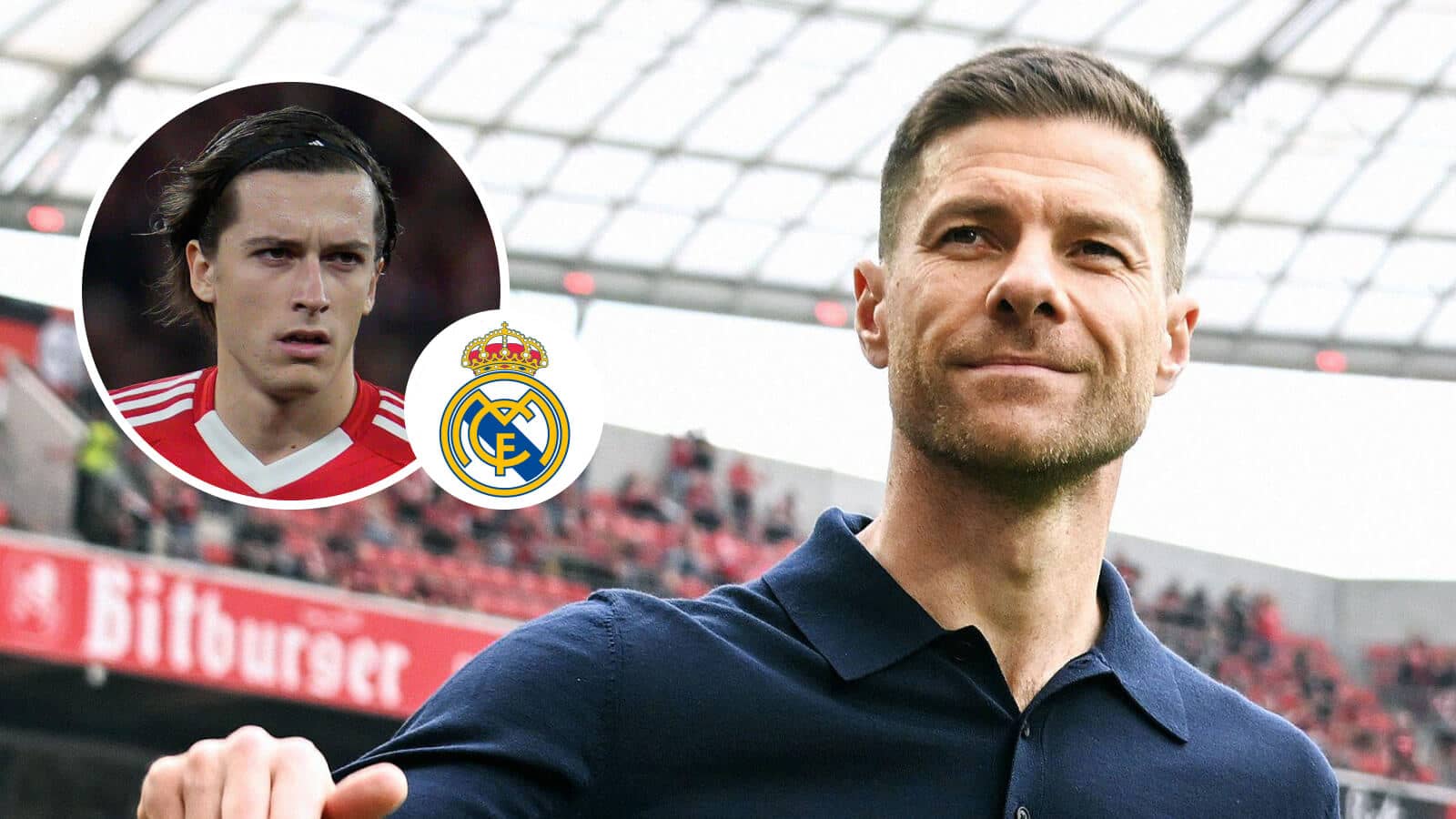 Incoming Real Madrid manager Xabi Alonso and Benfica left-back Alvaro Carreras