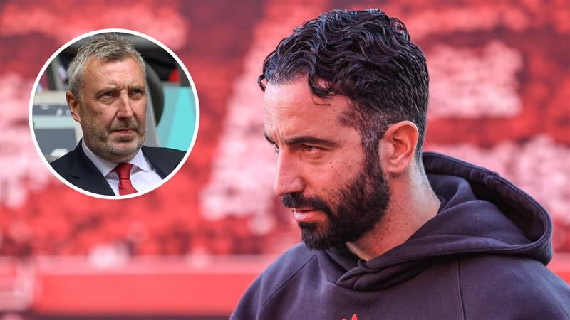 Man Utd technical director Jason Wilcox and manager Ruben Amorim